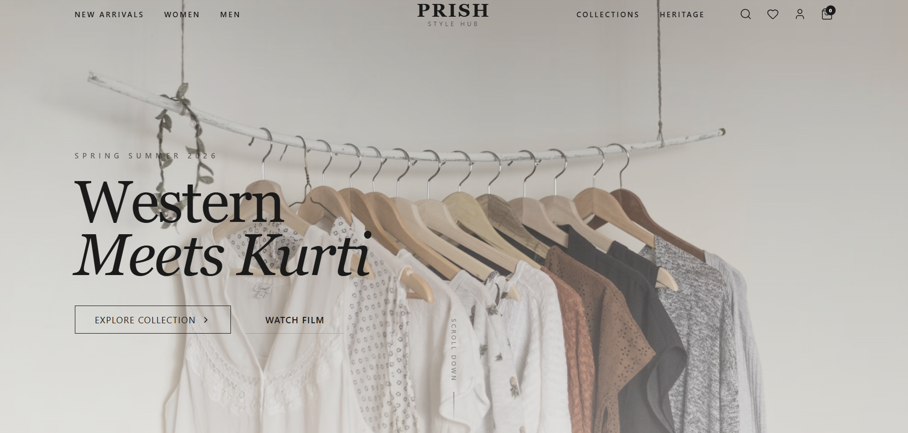 Prish Style Hub website preview